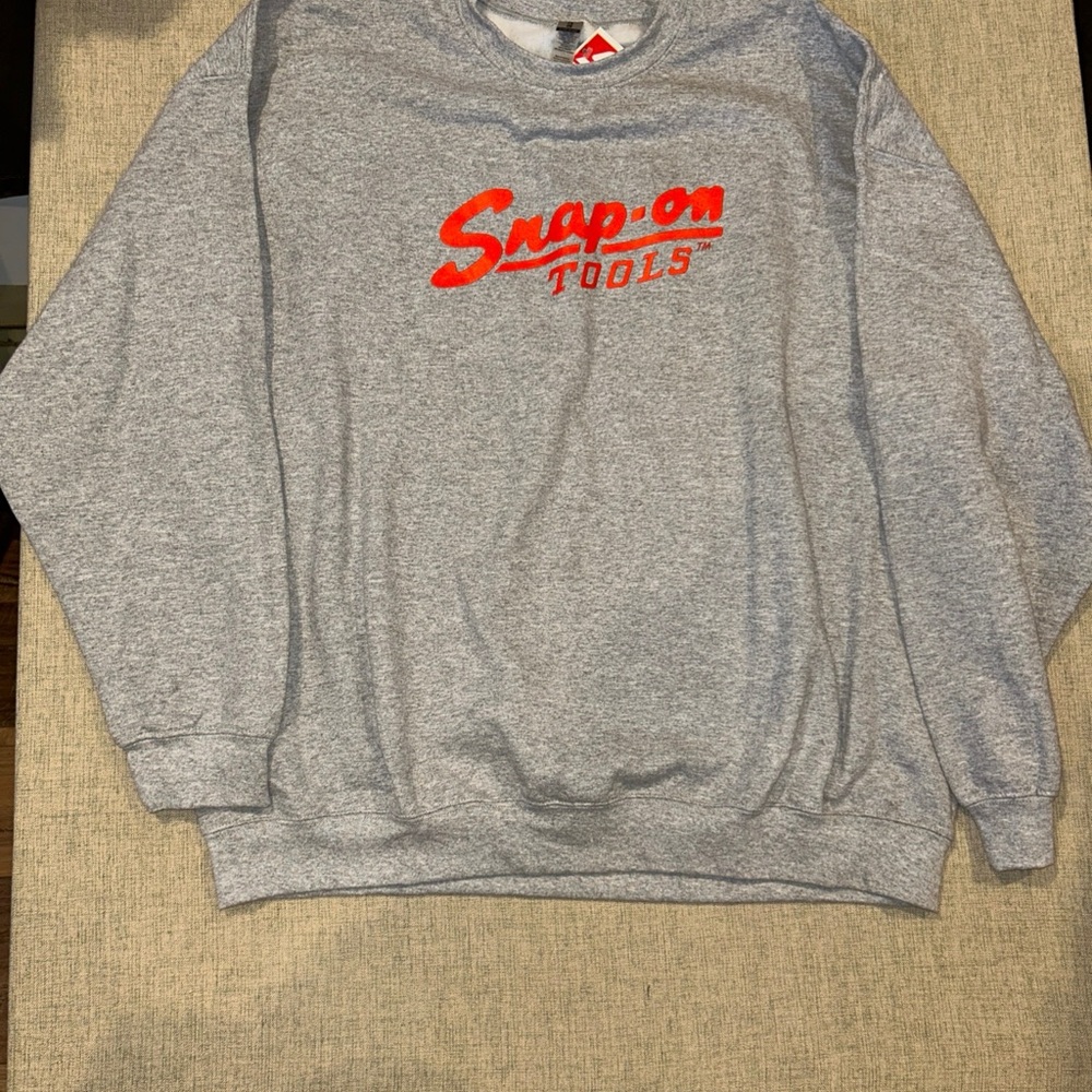 Snap-on Tools Gray Crewneck Sweater